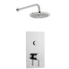 Alt Tag Template: Buy Kartell Single Round Push Button Thermostatic Shower With Fixed Overhead Drencher, Chrome by Kartell for only £195.00 in Showers, Shower Valves, Showers, Kartell UK, Shower Heads, Rails & Kits, Shower Accessories, Kartell Valves and Accessories , Kartell UK Bathrooms, Kartell UK Showers, Kartell UK Baths at Main Website Store, Main Website. Shop Now