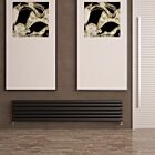 Alt Tag Template: Buy Carisa Tallis XL Aluminium Horizontal Designer Radiator 350mm x 1800mm Double Panel - Textured Black by Carisa for only £369.29 in Radiators, Aluminium Radiators, Carisa Designer Radiators, Designer Radiators, Horizontal Designer Radiators at Main Website Store, Main Website. Shop Now