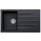 Alt Tag Template: Buy Reginox VALENCE 10 Granite 1 Bowl Inset Reversible Square Kitchen Black Silvery Sink by Reginox for only £141.12 in Shop By Brand, Kitchen, Kitchen Sinks, Reginox, Reginox Kitchen Sinks, Granite Kitchen Sinks, Reginox Granite Kitchen Sinks at Main Website Store, Main Website. Shop Now