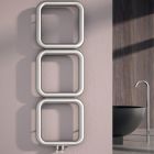 Alt Tag Template: Buy Carisa Baro Stainless Steel Vertical Designer Heated Towel Rail 500mm H x 500mm W, Brushed by Carisa for only £385.90 in Towel Rails, Designer Heated Towel Rails, Carisa Towel Rails, Stainless Steel Designer Heated Towel Rails at Main Website Store, Main Website. Shop Now