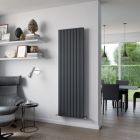 Alt Tag Template: Buy Eucotherm Delta Line Aluminium Vertical Designer Radiator 1800mm H x 555mm W, Textured Anthracite by Eucotherm for only £481.37 in Shop By Brand, Radiators, Aluminium Radiators, Eucotherm, View All Radiators, Designer Radiators, Eucotherm Radiators, Vertical Designer Radiators, Aluminium Vertical Designer Radiator at Main Website Store, Main Website. Shop Now