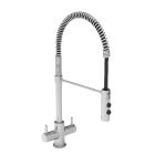 Alt Tag Template: Buy Reginox Titania Flexi Spray Pull Out Duel Lever Spout Kitchen Mixer Tap, Chrome by Reginox for only £83.07 in Shop By Brand, Kitchen, Kitchen Taps, Reginox, Reginox Kitchen Taps, Kitchen Deck Mixer Taps at Main Website Store, Main Website. Shop Now