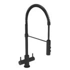 Alt Tag Template: Buy Reginox Titania Flexi Pull Out Spout Spray Kitchen Mixer Tap, Matt Black by Reginox for only £85.66 in Shop By Brand, Kitchen, Kitchen Taps, Reginox, Reginox Kitchen Taps, Kitchen Deck Mixer Taps at Main Website Store, Main Website. Shop Now