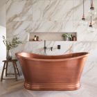 Alt Tag Template: Buy BC Designs 1700mm Freestanding Antique Copper Outer/Inner Traditional Boat Bath, 190 Litres by BC Designs for only £3,999.34 in Shop By Brand, Baths, Bath Size, BC Designs, Free Standing Baths, 1700mm Baths, BC Designs Baths, Traditional Freestanding Baths, Bc Designs Freestanding Baths at Main Website Store, Main Website. Shop Now