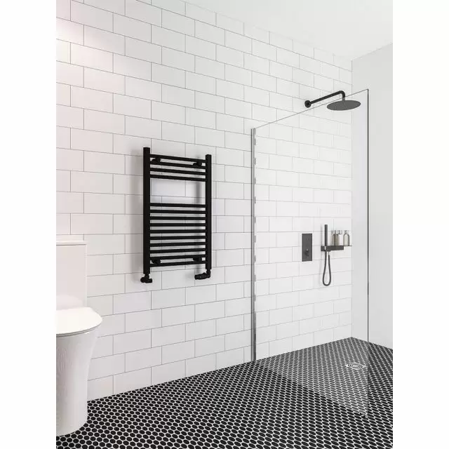 Alt Tag Template: Buy Eastbrook Wingrave 800 x 500 Straight Matt Black Towel Rail by Eastbrook for only £92.10 in Towel Rails, Eastbrook Co., Black Ladder Heated Towel Rails at Main Website Store, Main Website. Shop Now