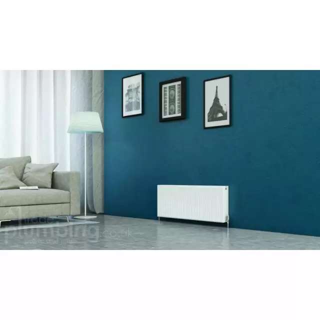 Alt Tag Template: Buy Kartell Kompact Type 21 Double Panel Single Convector Radiator 400mm H x 1200mm W White by Kartell for only £106.80 in 4000 to 4500 BTUs Radiators, 400mm High Series at Main Website Store, Main Website. Shop Now