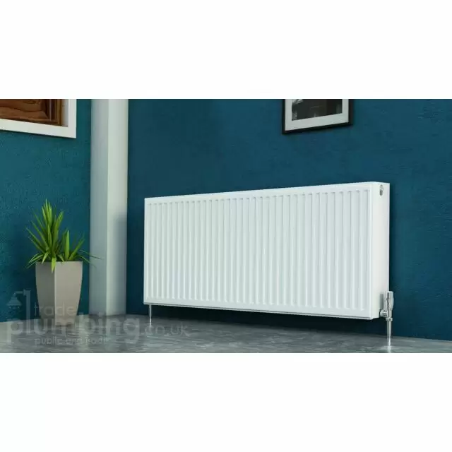 Alt Tag Template: Buy Kartell Kompact Type 22 Double Panel Double Convector Radiator 400mm H x 1000mm W White by Kartell for only £112.04 in Radiators, Panel Radiators, Double Panel Double Convector Radiators Type 22, 4000 to 4500 BTUs Radiators, 400mm High Series at Main Website Store, Main Website. Shop Now