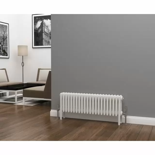 Alt Tag Template: Buy Eastgate Lazarus White 4 Column Horizontal Radiator 300mm H x 879mm W by Eastgate for only £355.35 in Radiators, Column Radiators, Horizontal Column Radiators, 2500 to 3000 BTUs Radiators, Eastgate Lazarus Designer Column Radiator, White Horizontal Column Radiators at Main Website Store, Main Website. Shop Now
