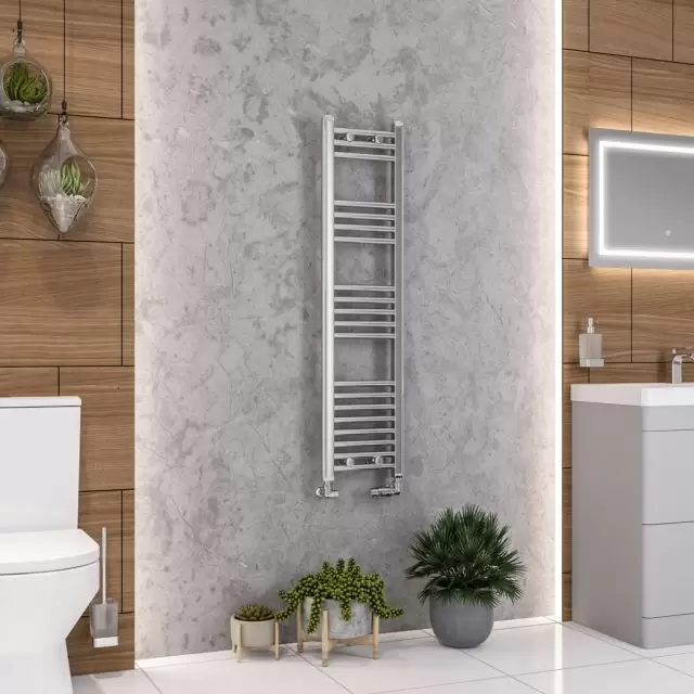 Alt Tag Template: Buy Eastbrook Wendover Straight Steel Chrome Heated Towel Rail 1200mm H x 300mm W Dual Fuel - Standard by Eastbrook for only £273.92 in Eastbrook Co., Dual Fuel Standard Towel Rails at Main Website Store, Main Website. Shop Now