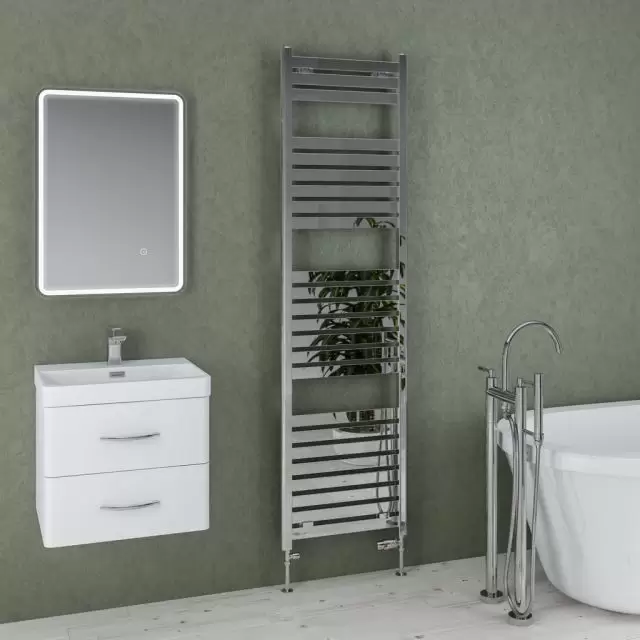 Alt Tag Template: Buy Eastbrook Staverton Steel Chrome Heated Towel Rail 1800mm H x 400mm W Central Heating by Eastbrook for only £490.69 in Eastbrook Co., 1500 to 2000 BTUs Towel Rails at Main Website Store, Main Website. Shop Now