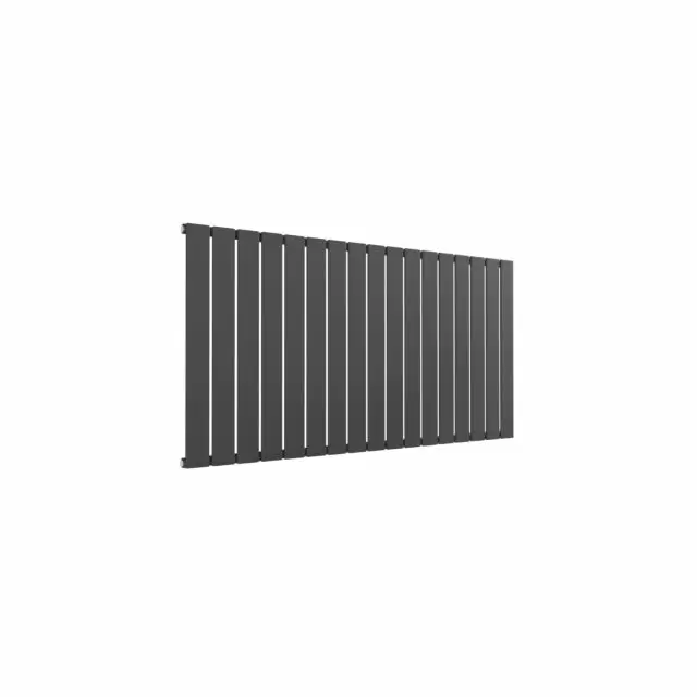 Alt Tag Template: Buy Reina Flat Steel Anthracite Horizontal Designer Radiator 600mm H x 1254mm W Single Panel Dual Fuel - Standard by Reina for only £334.03 in Reina, Reina Designer Radiators, Dual Fuel Standard Horizontal Radiators at Main Website Store, Main Website. Shop Now