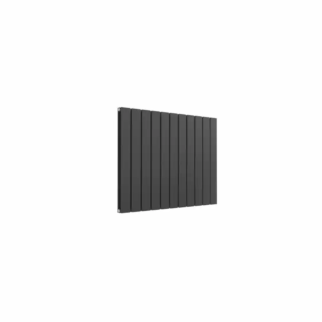 Alt Tag Template: Buy Reina Flat Steel Anthracite Horizontal Designer Radiator 600mm H x 810mm W Double Panel Electric Only - Standard by Reina for only £314.03 in Reina Designer Radiators, Electric Standard Radiators Horizontal at Main Website Store, Main Website. Shop Now