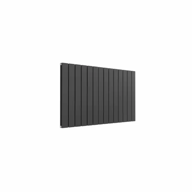 Alt Tag Template: Buy Reina Flat Steel Anthracite Horizontal Designer Radiator H 600mm x 1032mm W Double Panel Electric Only - Standard by Reina for only £387.69 in Reina Designer Radiators, Electric Standard Radiators Horizontal at Main Website Store, Main Website. Shop Now