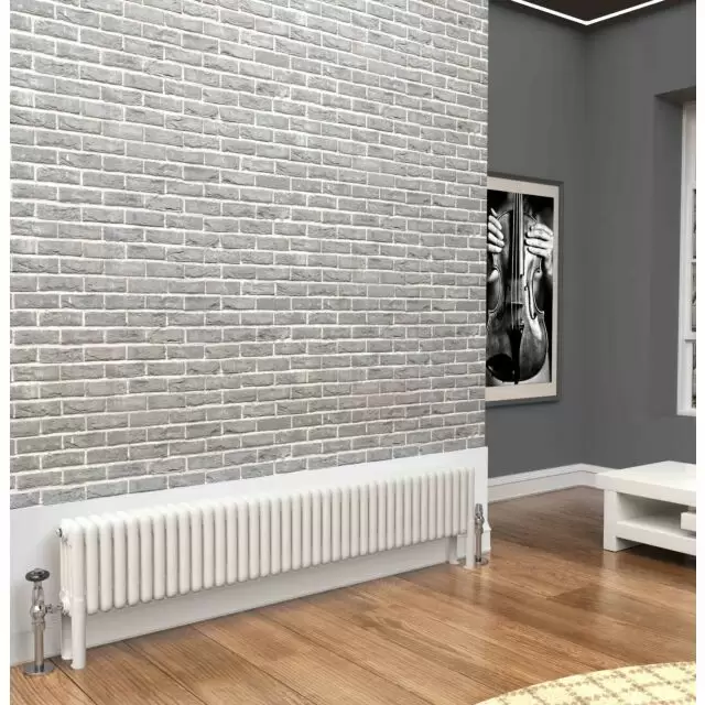 Alt Tag Template: Buy TradeRad Premium White 4 Column Horizontal Radiator 300mm H x 1779mm W by TradeRad for only £714.82 in Shop By Brand, Radiators, TradeRad, Column Radiators, TradeRad Radiators, Horizontal Column Radiators, TradeRad Premium Horizontal Radiators, White Horizontal Column Radiators, TradeRad Premium White 4 Column Horizontal Radiators at Main Website Store, Main Website. Shop Now
