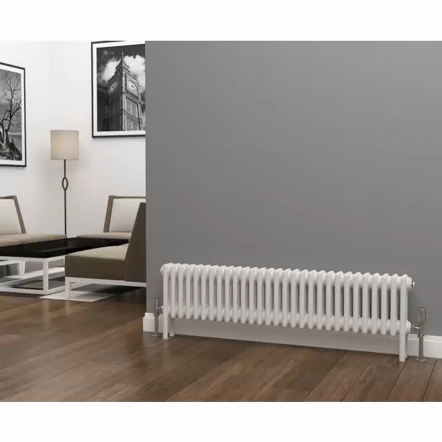 Alt Tag Template: Buy Eastgate Lazarus White 2 Column Horizontal Radiator 600mm H x 1509mm W by Eastgate for only £518.76 in 4500 to 5000 BTUs Radiators, Eastgate Lazarus Designer Column Radiator at Main Website Store, Main Website. Shop Now