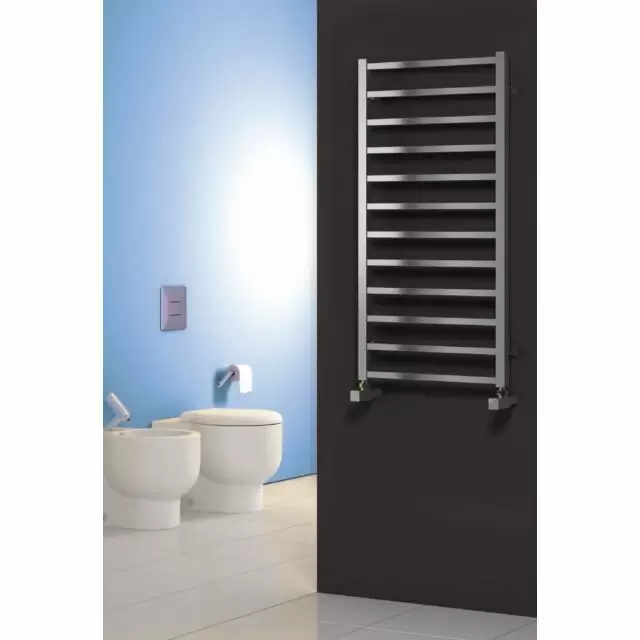 Alt Tag Template: Buy Reina Arden Polished Stainless Steel Designer Heated Towel Rail 1000mm H x 500mm W Electric Only - Standard by Reina for only £404.80 in Electric Standard Designer Towel Rails at Main Website Store, Main Website. Shop Now