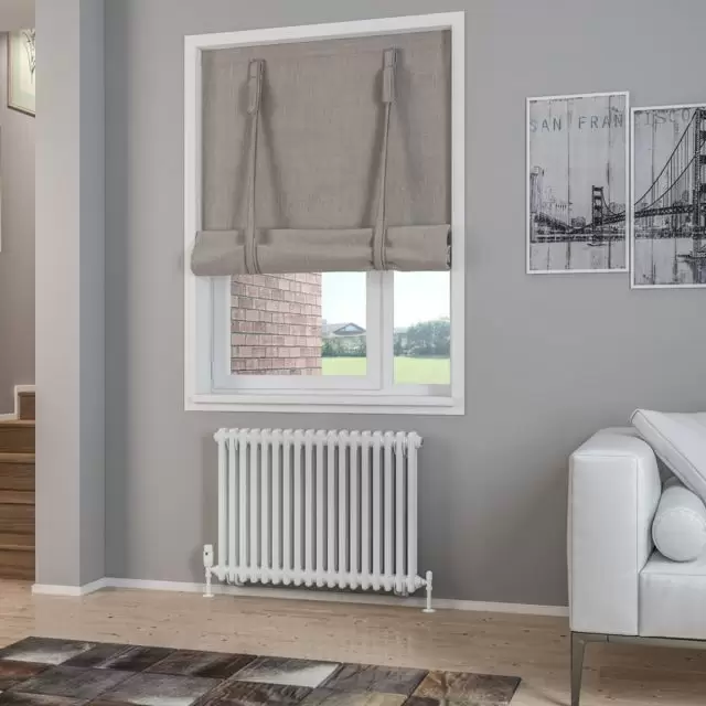 Alt Tag Template: Buy Eastbrook Rivassa Steel White 2 Column Horizontal Radiator 600mm H x 833mm W Electric Only - Standard by Eastbrook for only £515.78 in Eastbrook Co., Electric Standard Radiators Horizontal at Main Website Store, Main Website. Shop Now