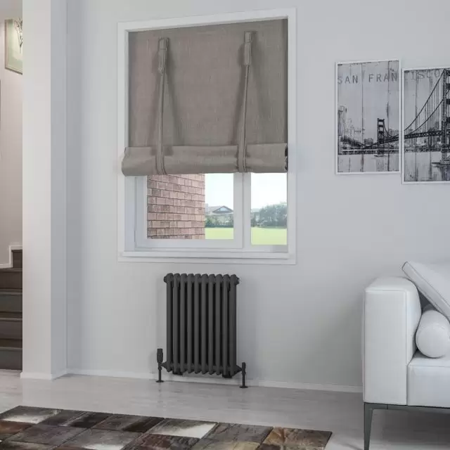 Alt Tag Template: Buy Eastbrook Rivassa 2 column radiator 600mm H x 473mm W Matt Anthracite - Dual Fuel - Thermostatic by Eastbrook for only £416.29 in Radiators, Eastbrook Co., Dual Fuel Thermostatic Radiators at Main Website Store, Main Website. Shop Now