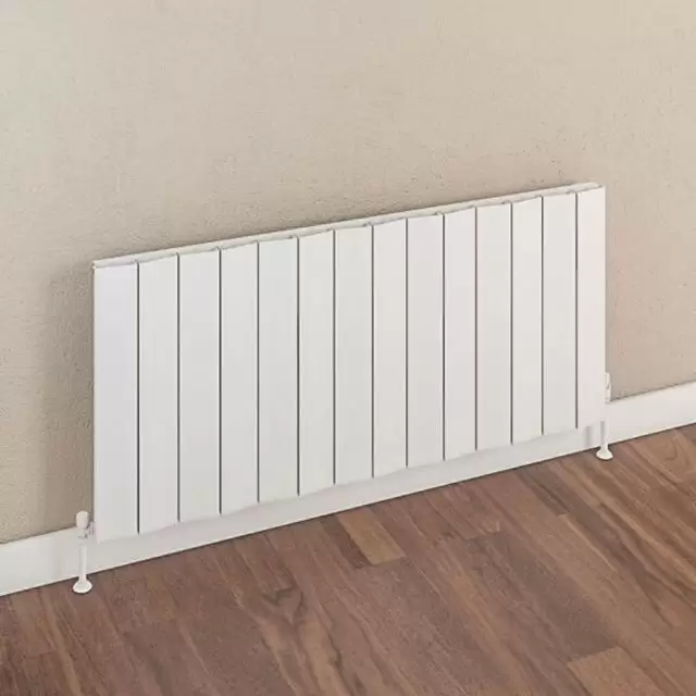 Alt Tag Template: Buy Eastbrook Fairford Horizontal Aluminium Radiator 600mm H x 945mm W Matt White - Electric Only Thermostatic by Eastbrook for only £576.48 in Eastbrook Co., Electric Thermostatic Horizontal Radiators at Main Website Store, Main Website. Shop Now