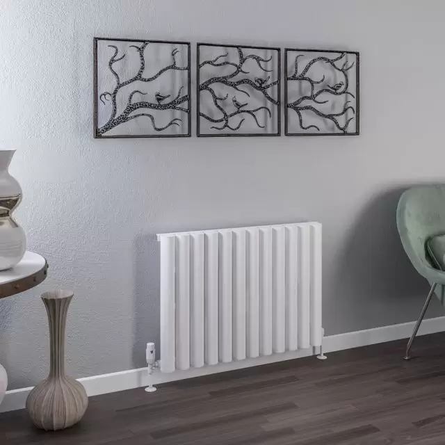 Alt Tag Template: Buy Eastbrook Burford Horizontal Aluminium Radiator 600mm H x 835mm W Matt White - Electric Only Standard by Eastbrook for only £639.68 in Eastbrook Co., Electric Standard Radiators Horizontal at Main Website Store, Main Website. Shop Now