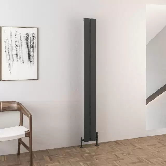 Alt Tag Template: Buy Eastbrook Malmesbury 1800mm H x 185mm W Vertical Aluminium Radiator Matt Anthracite - Central Heating by Eastbrook for only £237.12 in Radiators, Aluminium Radiators, View All Radiators, Eastbrook Co., Eastbrook Co. Radiators at Main Website Store, Main Website. Shop Now