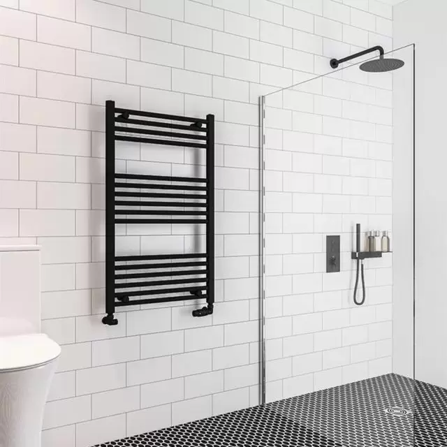 Alt Tag Template: Buy Eastbrook Wingrave Steel Matt Black Straight Heated Towel Rail 1000mm H x 600mm W Dual Fuel - Thermostatic by Eastbrook for only £246.43 in Towel Rails, Dual Fuel Towel Rails, Eastbrook Co., Heated Towel Rails Ladder Style, Dual Fuel Thermostatic Towel Rails, Eastbrook Co. Heated Towel Rails, Black Ladder Heated Towel Rails at Main Website Store, Main Website. Shop Now