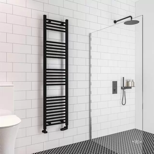 Alt Tag Template: Buy Eastbrook Wingrave Steel Matt Black Straight Heated Towel Rail 1600mm H x 400mm W Central Heating by Eastbrook for only £141.25 in Towel Rails, Eastbrook Co., Heated Towel Rails Ladder Style, Eastbrook Co. Heated Towel Rails, Black Ladder Heated Towel Rails at Main Website Store, Main Website. Shop Now