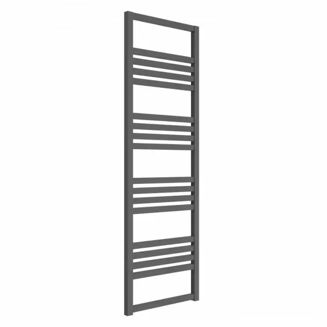 Alt Tag Template: Buy Reina Bolca Aluminium Designer Heated Towel Rail 1530mm H x 485mm W Anthracite Electric Only - Standard by Reina for only £508.96 in Reina, Electric Standard Designer Towel Rails at Main Website Store, Main Website. Shop Now