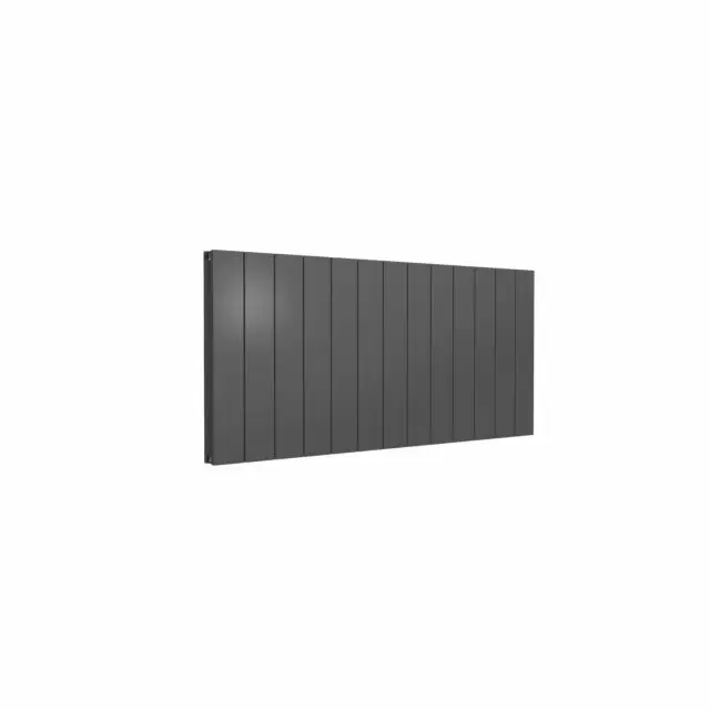 Alt Tag Template: Buy Reina Casina Aluminium Anthracite Double Panel Horizontal Designer Radiator 600mm H x 1230mm W - Central Heating by Reina for only £639.84 in Autumn Sale, January Sale, Aluminium Radiators, Reina at Main Website Store, Main Website. Shop Now
