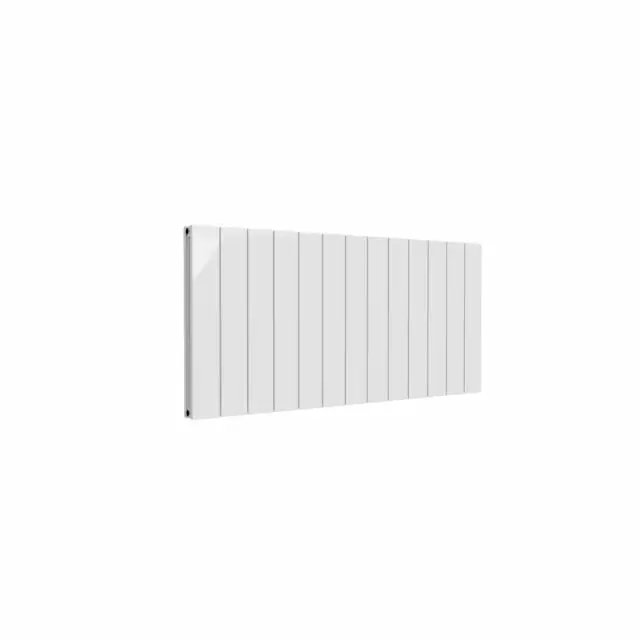 Alt Tag Template: Buy Reina Casina Aluminium White Double Panel Horizontal Designer Radiator 600mm H x 1230mm W - Electric Only - Standard by Reina for only £709.84 in Reina, Electric Standard Radiators Horizontal at Main Website Store, Main Website. Shop Now
