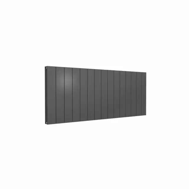 Alt Tag Template: Buy Reina Casina Aluminium Anthracite Double Panel Horizontal Designer Radiator 600mm x 1420mm - Electric Only - Standard by Reina for only £806.56 in Reina, Electric Standard Radiators Horizontal at Main Website Store, Main Website. Shop Now