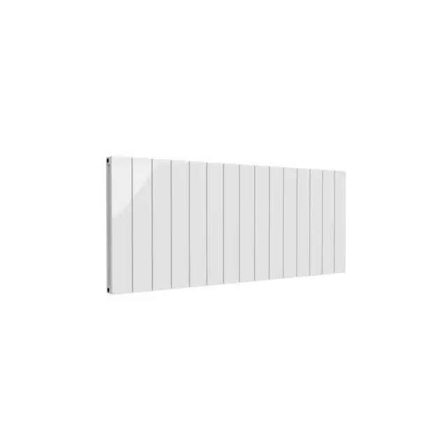 Alt Tag Template: Buy Reina Casina Aluminium White Double Panel Horizontal Designer Radiator 600mm H x 1420mm W - Dual Fuel - Standard by Reina for only £826.56 in Shop By Brand, Radiators, Dual Fuel Radiators, Reina, Dual Fuel Standard Radiators, Dual Fuel Standard Horizontal Radiators at Main Website Store, Main Website. Shop Now