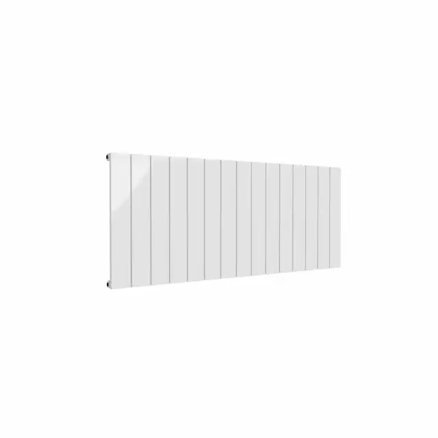 Alt Tag Template: Buy Reina Casina Aluminium White Single Panel Horizontal Designer Radiator 600mm H x 1420mm W - Dual Fuel - Standard by Reina for only £591.46 in Shop By Brand, Radiators, Dual Fuel Radiators, Reina, Dual Fuel Standard Radiators, Dual Fuel Standard Horizontal Radiators at Main Website Store, Main Website. Shop Now