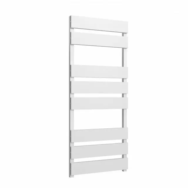 Alt Tag Template: Buy Reina Fermo Aluminium Designer Heated Towel Rail 1190mm H x 480mm W White Dual Fuel - Standard by Reina for only £409.92 in Reina, Dual Fuel Standard Towel Rails at Main Website Store, Main Website. Shop Now