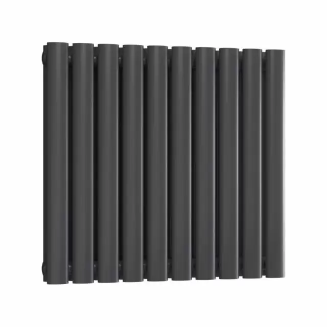 Alt Tag Template: Buy Reina Neval Aluminium Double Panel Horizontal Radiator 600mm H x 581mm W Anthracite Central Heating by Reina for only £401.76 in Shop By Brand, Radiators, Aluminium Radiators, View All Radiators, Reina, Reina Designer Radiators at Main Website Store, Main Website. Shop Now