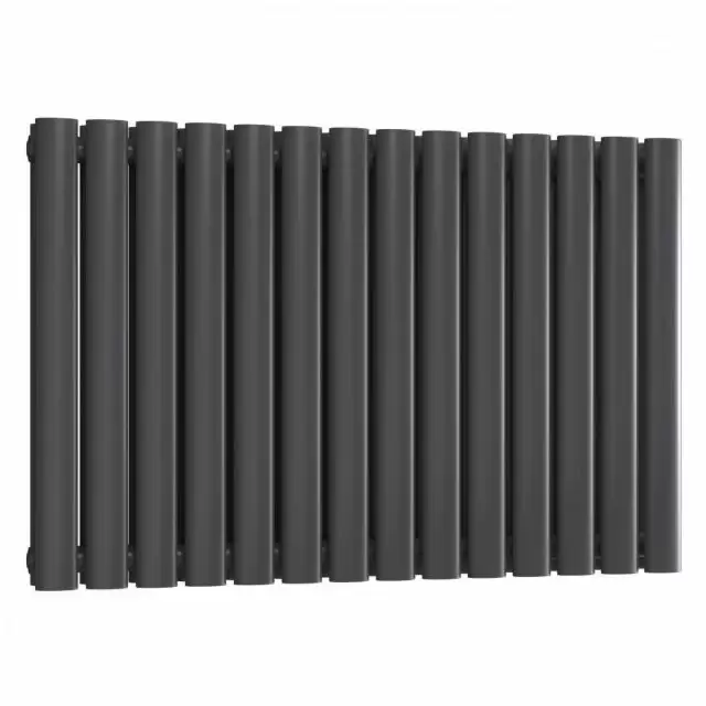 Alt Tag Template: Buy Reina Neval Aluminium Double Panel Horizontal Radiator 600mm H x 817mm W Anthracite Dual Fuel Standard by Reina for only £640.56 in Radiators, Dual Fuel Radiators, View All Radiators, Reina, Dual Fuel Standard Radiators, Reina Designer Radiators, Dual Fuel Standard Horizontal Radiators at Main Website Store, Main Website. Shop Now