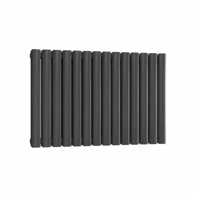 Alt Tag Template: Buy Reina Neval Aluminium Single Panel Horizontal Radiator 600mm H x 817mm W Anthracite Dual Fuel Thermostatic by Reina for only £518.78 in Radiators, Dual Fuel Radiators, View All Radiators, Reina, Dual Fuel Thermostatic Radiators, Reina Designer Radiators, Dual Fuel Thermostatic Horizontal Radiators at Main Website Store, Main Website. Shop Now