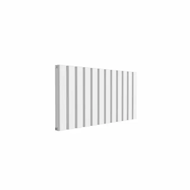 Alt Tag Template: Buy Reina Vicari Aluminium White Double Panel Horizontal Designer Radiator 600mm x 1200mm - Dual Fuel - Standard by Reina for only £677.76 in Shop By Brand, Radiators, Dual Fuel Radiators, Reina, Dual Fuel Standard Radiators, Reina Designer Radiators, Dual Fuel Standard Horizontal Radiators at Main Website Store, Main Website. Shop Now