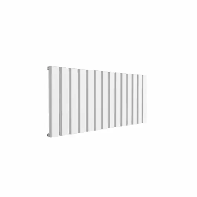 Alt Tag Template: Buy Reina Vicari Aluminium White Single Panel Horizontal Designer Radiator 600mm H x 1400mm W - Electric Only - Standard by Reina for only £614.61 in Reina, Electric Standard Radiators Horizontal at Main Website Store, Main Website. Shop Now