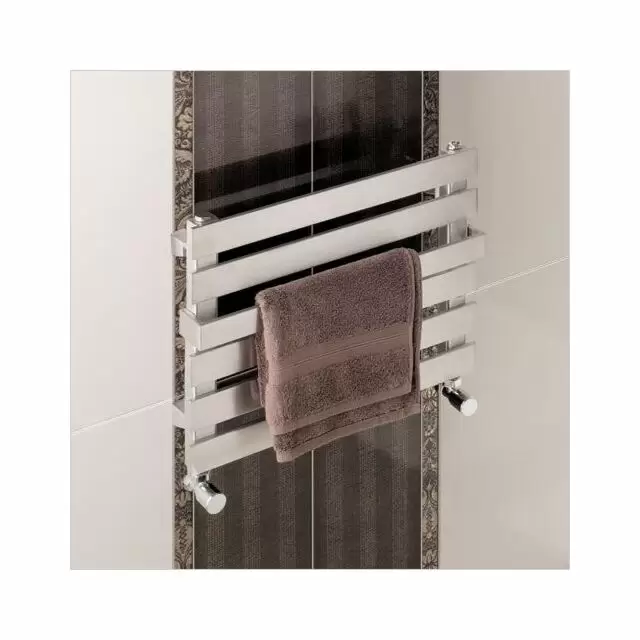Alt Tag Template: Buy Eastbrook Ascona Steel Chrome Heated Towel Rail 390mm H x 500mm W Dual Fuel - Thermostatic by Eastbrook for only £590.50 in Eastbrook Co., Dual Fuel Thermostatic Towel Rails at Main Website Store, Main Website. Shop Now