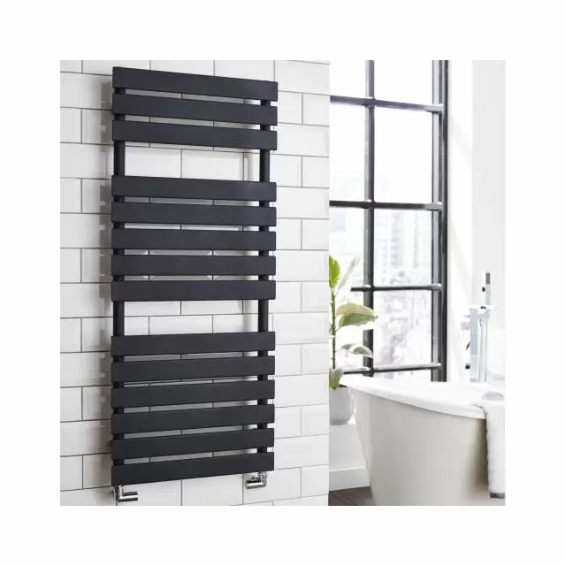 Alt Tag Template: Buy Kartell Atlantic Design Towel Rail 1185mm H x 500mm W - Anthracite by Kartell for only £233.55 in Autumn Sale, SALE, 1500 to 2000 BTUs Towel Rails, Anthracite Designer Heated Towel Rails at Main Website Store, Main Website. Shop Now