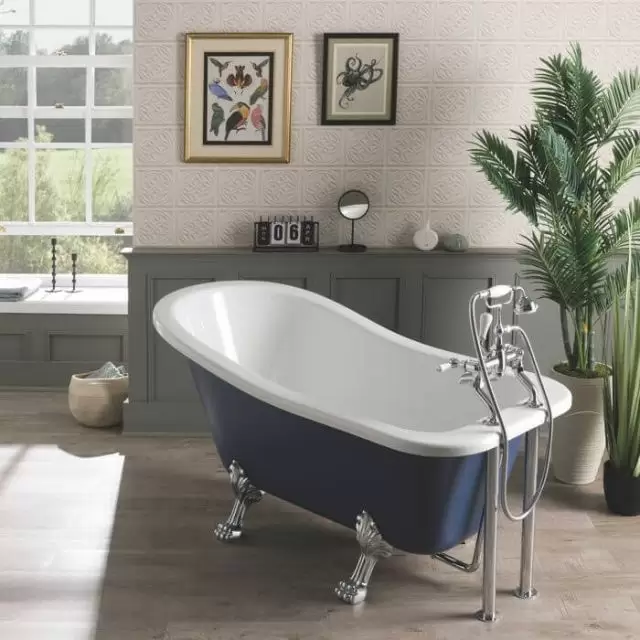 Alt Tag Template: Buy BC Designs FORDHAM Freestanding Bath With Feet Set 1 & Overflow 1500mm x 740mm by BC Designs for only £994.66 in Baths, BC Designs, BC Designs Baths, Modern Freestanding Baths, Bc Designs Freestanding Baths at Main Website Store, Main Website. Shop Now