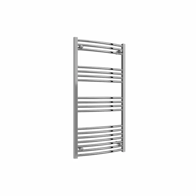 Alt Tag Template: Buy Reina Capo Curved Steel Heated Towel Rail 1200mm x 600mm Chrome Electric Only Thermostatic by Reina for only £204.23 in Reina, Electric Thermostatic Towel Rails Vertical at Main Website Store, Main Website. Shop Now