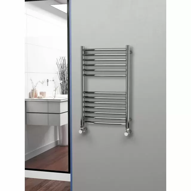 Alt Tag Template: Buy Eastgate 304 Curved Polished Stainless Steel Heated Towel Rail 800mm x 500mm - Central Heating - 1464BTU's by Eastgate for only £269.71 in 0 to 1500 BTUs Towel Rail, Eastgate Heated Towel Rails, Eastgate 304 Stainless Steel Heated Towel Rails at Main Website Store, Main Website. Shop Now