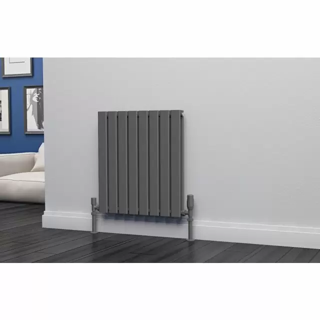 Alt Tag Template: Buy Eastgate Eben Steel Anthracite Horizontal Designer Radiator 600mm H x 544mm W Double Panel - Electric Only - Thermostatic by Eastgate for only £415.86 in Shop By Brand, Radiators, Electric Radiators, Eastgate Radiators, Electric Thermostatic Radiators, Electric Thermostatic Horizontal Radiators at Main Website Store, Main Website. Shop Now