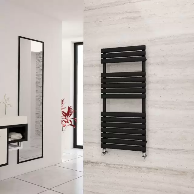 Alt Tag Template: Buy Eastgate Eclipse Black Tube Designer Towel Rail by Eastgate for only £127.58 in Huge Savings, SALE, Black Designer Heated Towel Rails, Black Ladder Heated Towel Rails, Eastgate Heated Towel Rails, Eastgate Eclipse Designer Towel Rail at Main Website Store, Main Website. Shop Now
