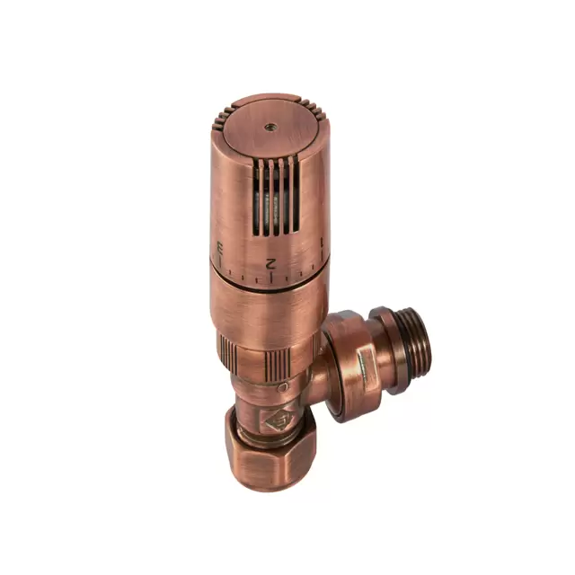 Alt Tag Template: Buy Eastgate Kingston TRV Angled Tradational Radiator Valve Antique Copper by Eastgate for only £115.00 in Thermostatic Radiator Valves, Radiator Valves, Towel Rail Valves, Valve Packs at Main Website Store, Main Website. Shop Now