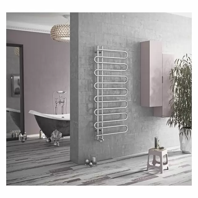 Alt Tag Template: Buy Eucotherm Mamba Chrome Ladder Towel Rail 1000mm H x 500mm W by Eucotherm for only £302.40 in 0 to 1500 BTUs Towel Rail at Main Website Store, Main Website. Shop Now