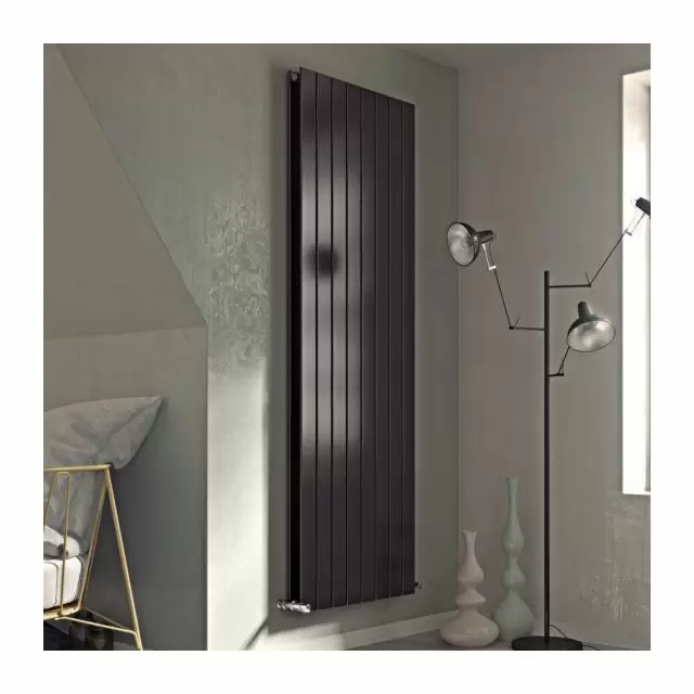 Alt Tag Template: Buy Eucotherm Mars DUO Double Flat Panel Vertical Designer Radiator Anthracite 1500mm H x 445mm W by Eucotherm for only £449.74 in 3500 to 4000 BTUs Radiators, Vertical Designer Radiators at Main Website Store, Main Website. Shop Now