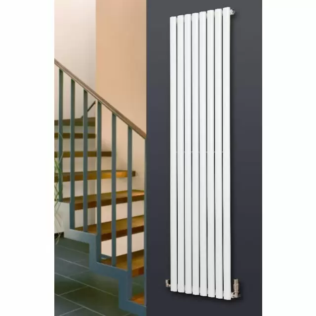 Alt Tag Template: Buy MaxtherM Eliptical Tube Single Panel Vertical Designer Radiator 1800mm High x 468mm Wide, White - 3126 BTU's by MaxtherM for only £306.68 in Radiators, View All Radiators, MaxtherM, Designer Radiators, Maxtherm Designer Radiators, Vertical Designer Radiators, White Vertical Designer Radiators at Main Website Store, Main Website. Shop Now